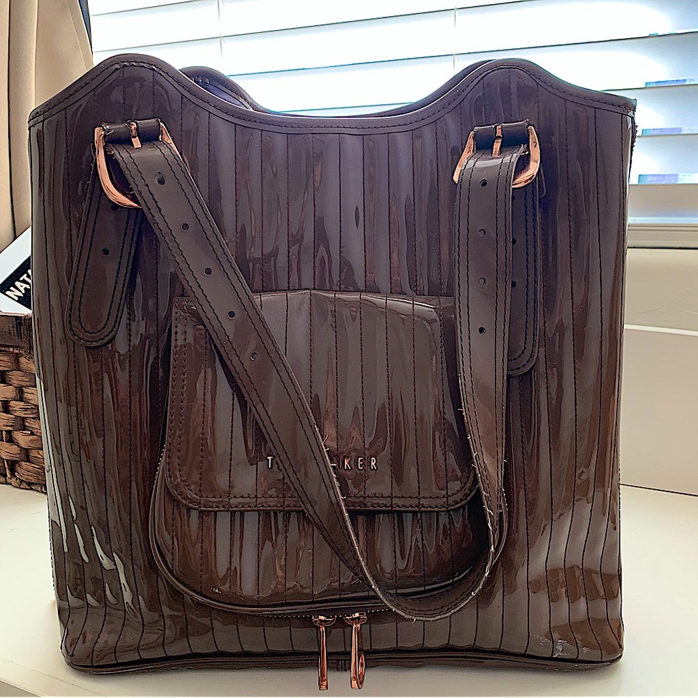 Ted Baker Tama Faux Patent Leather Bag